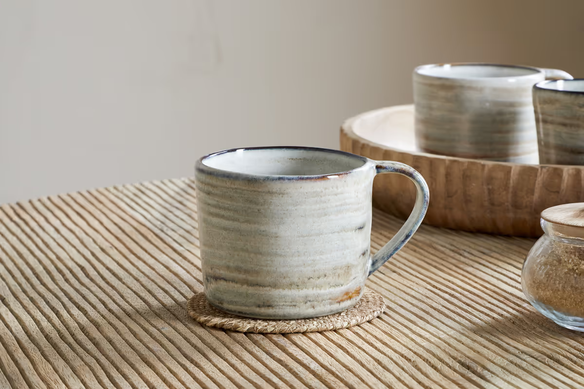 Nkuku - Vizo Mug - Grey - Large