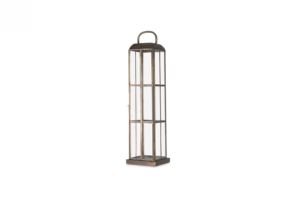 Nkuku - Vemula Lantern - Antique Brass - Small