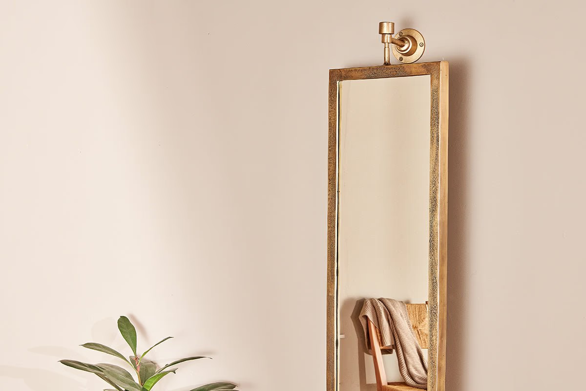 Nkuku - Visala Swivel Full Length Wall Mirror - Large
