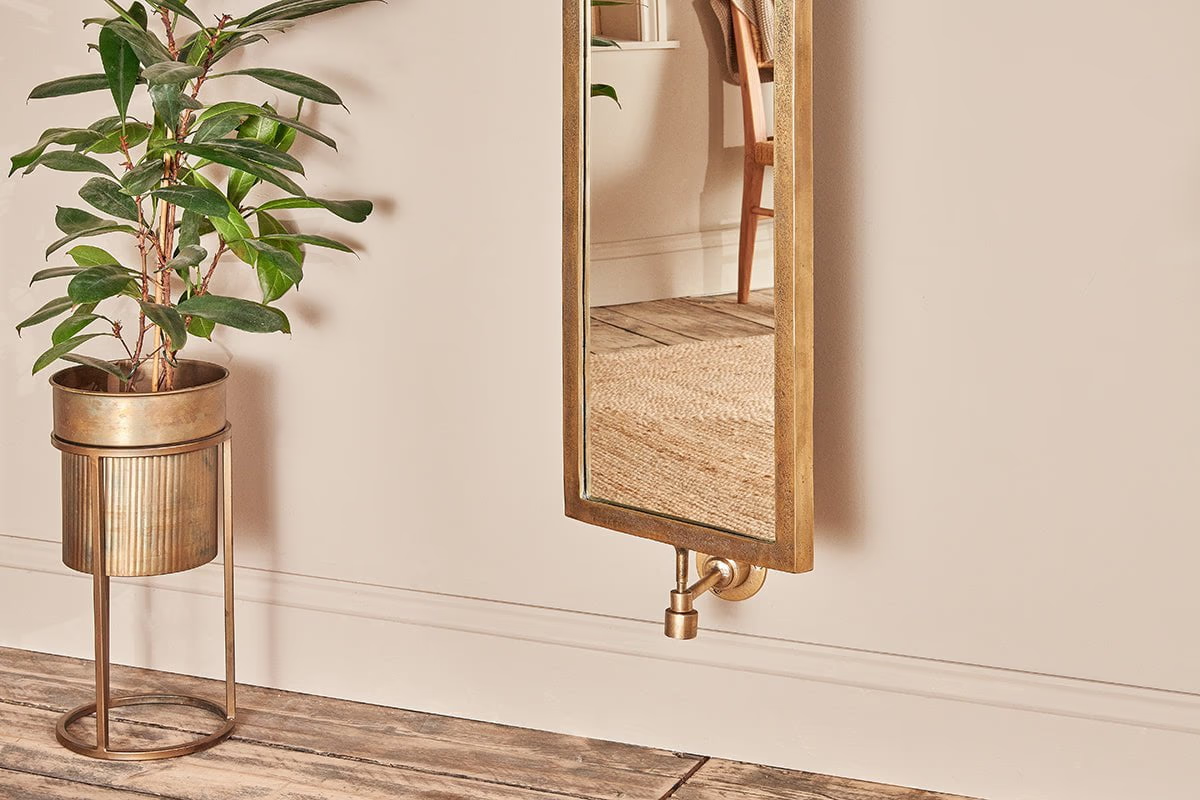 Nkuku - Visala Swivel Full Length Wall Mirror - Large