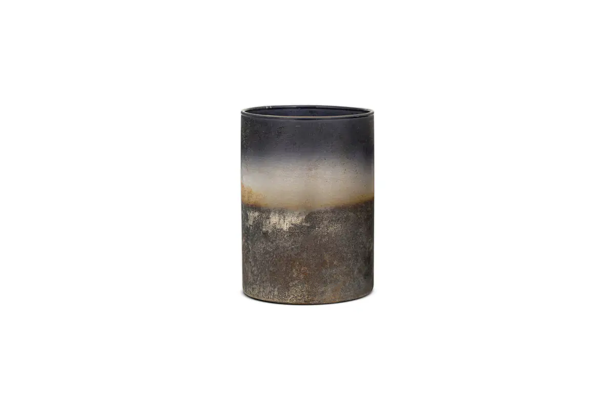 Nkuku - Etti Tealight Holders - Navy & Smoke - Large