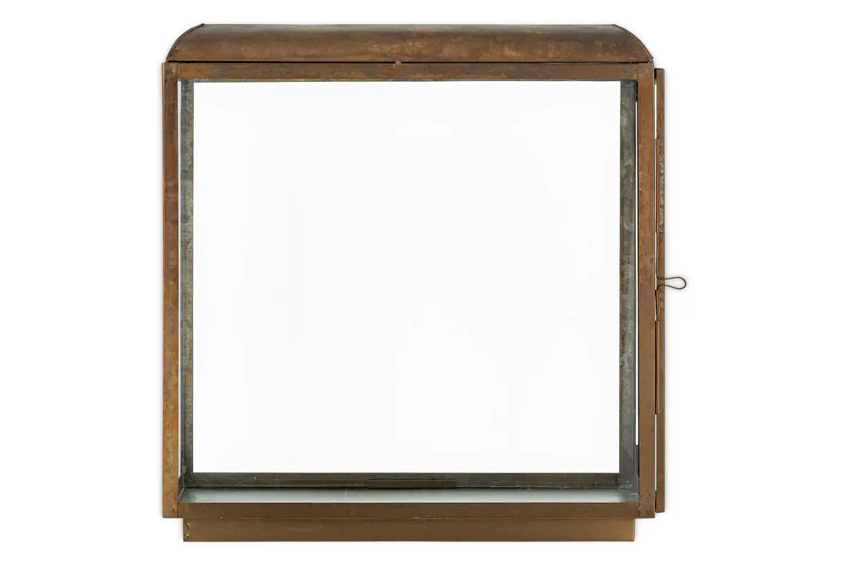 Nkuku - Kiwanda Tall Lantern - Antique Brass