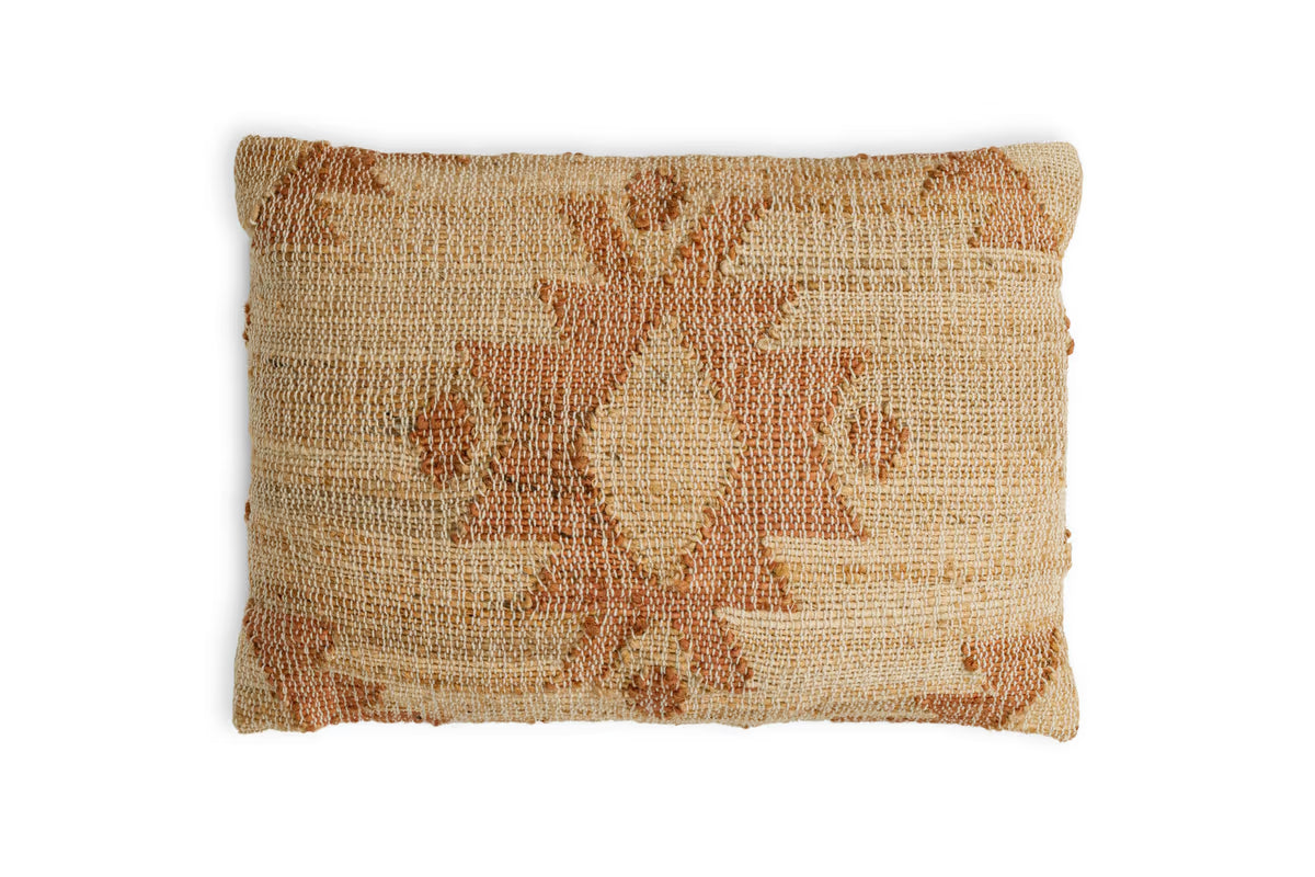 Nkuku - Nila Gul Cushion Cover - Rust - 60 x 40cm