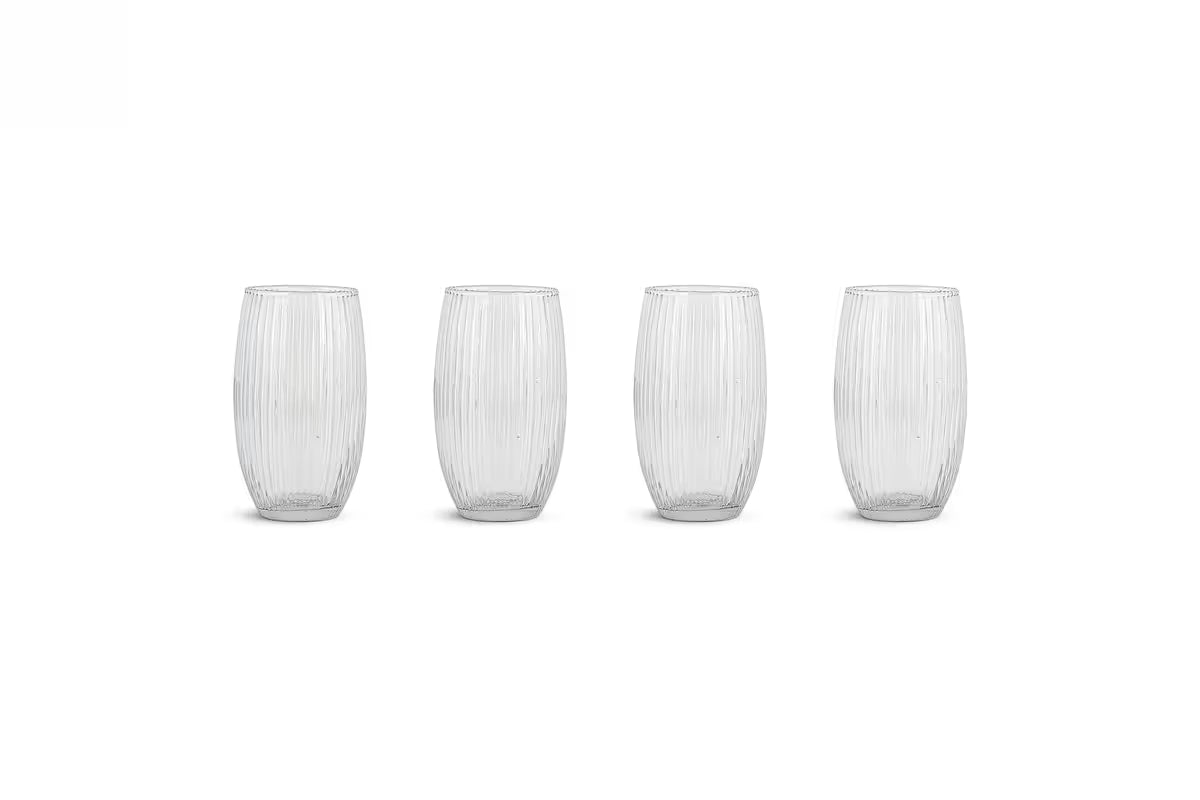 Nkuku - Otuba Highball - Clear - (Set of 4)