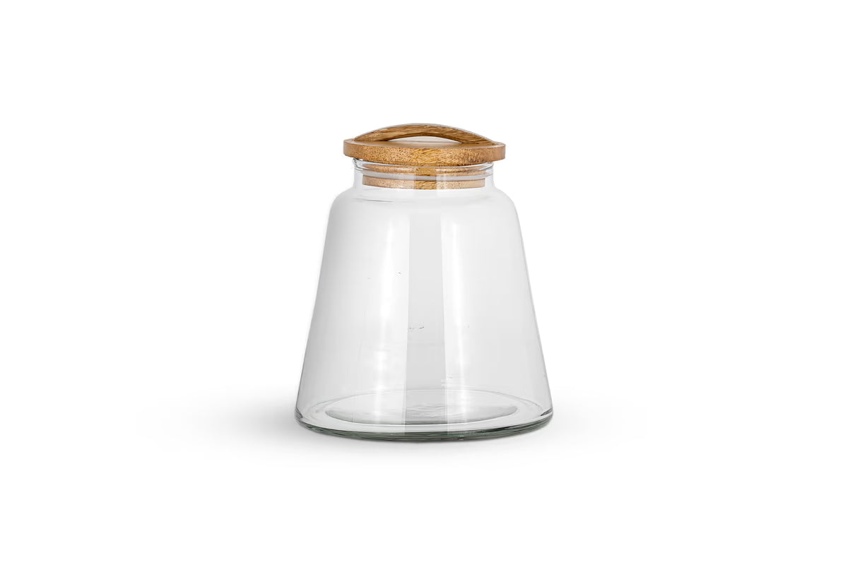 Nkuku - Chaaval Storage Jar - Clear - Small