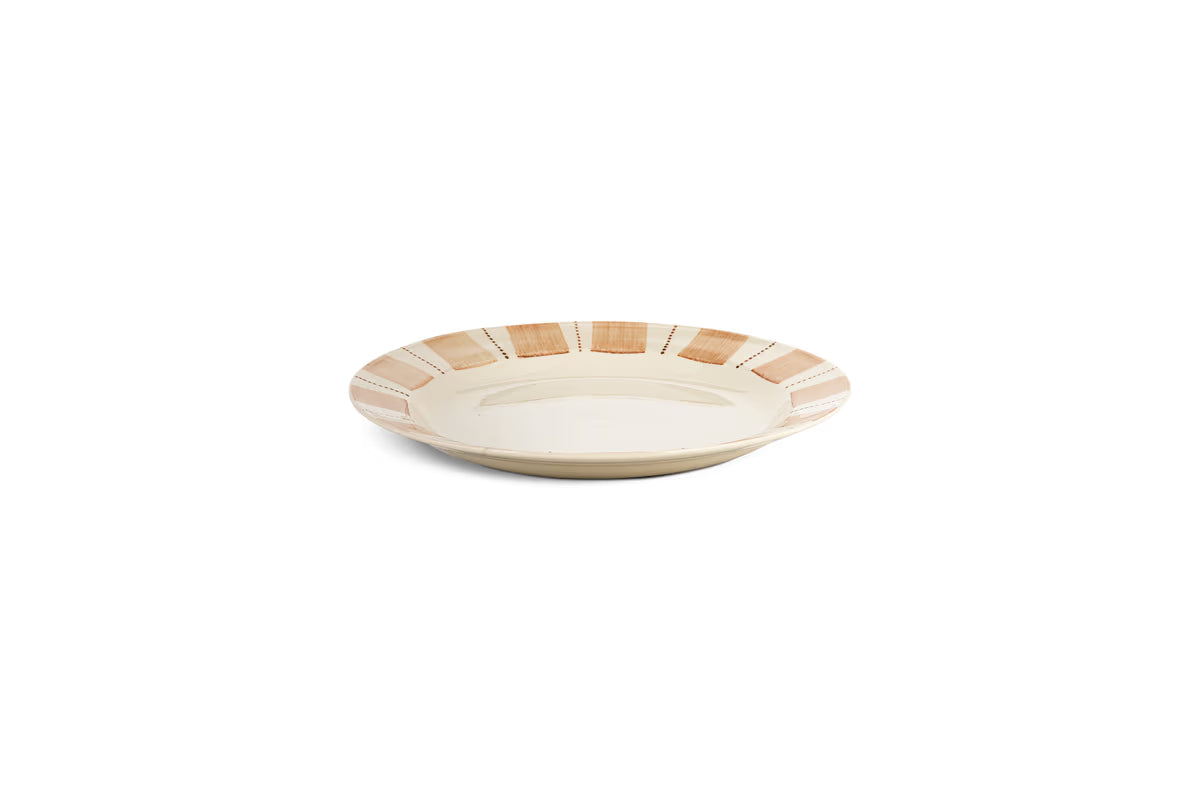 Nkuku - Patthar Side Plate - Cream & Clay