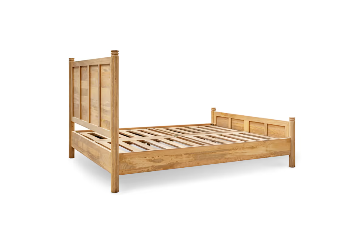 Nkuku - Sri Mango Wood Bed - Natural - King