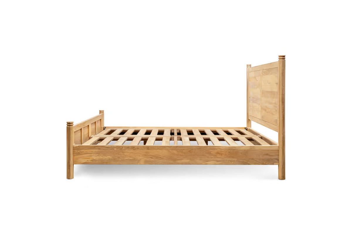 Nkuku - Sri Mango Wood Bed - Moss