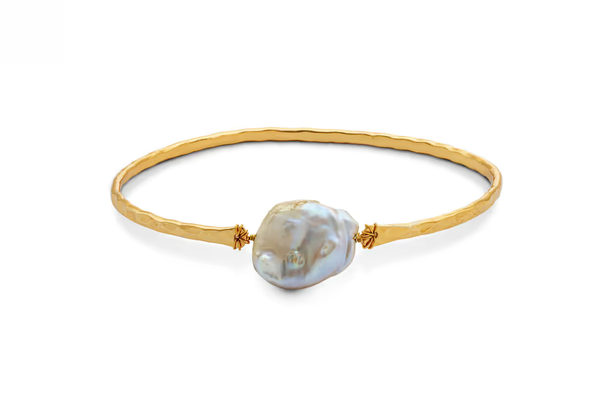 Nkuku - Parahu Pearl Bracelet - White