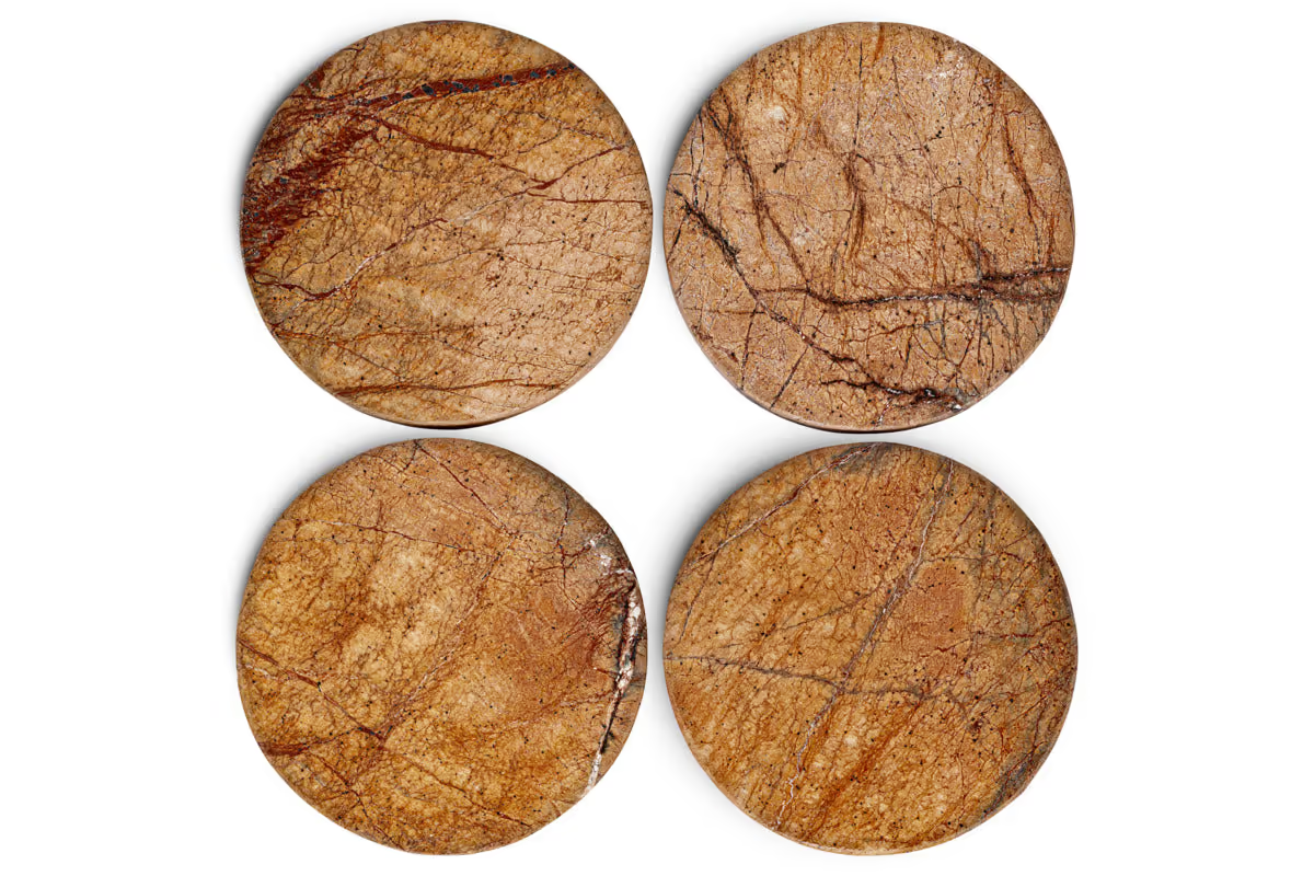 Nkuku - Amaya Coasters - Aged Antique