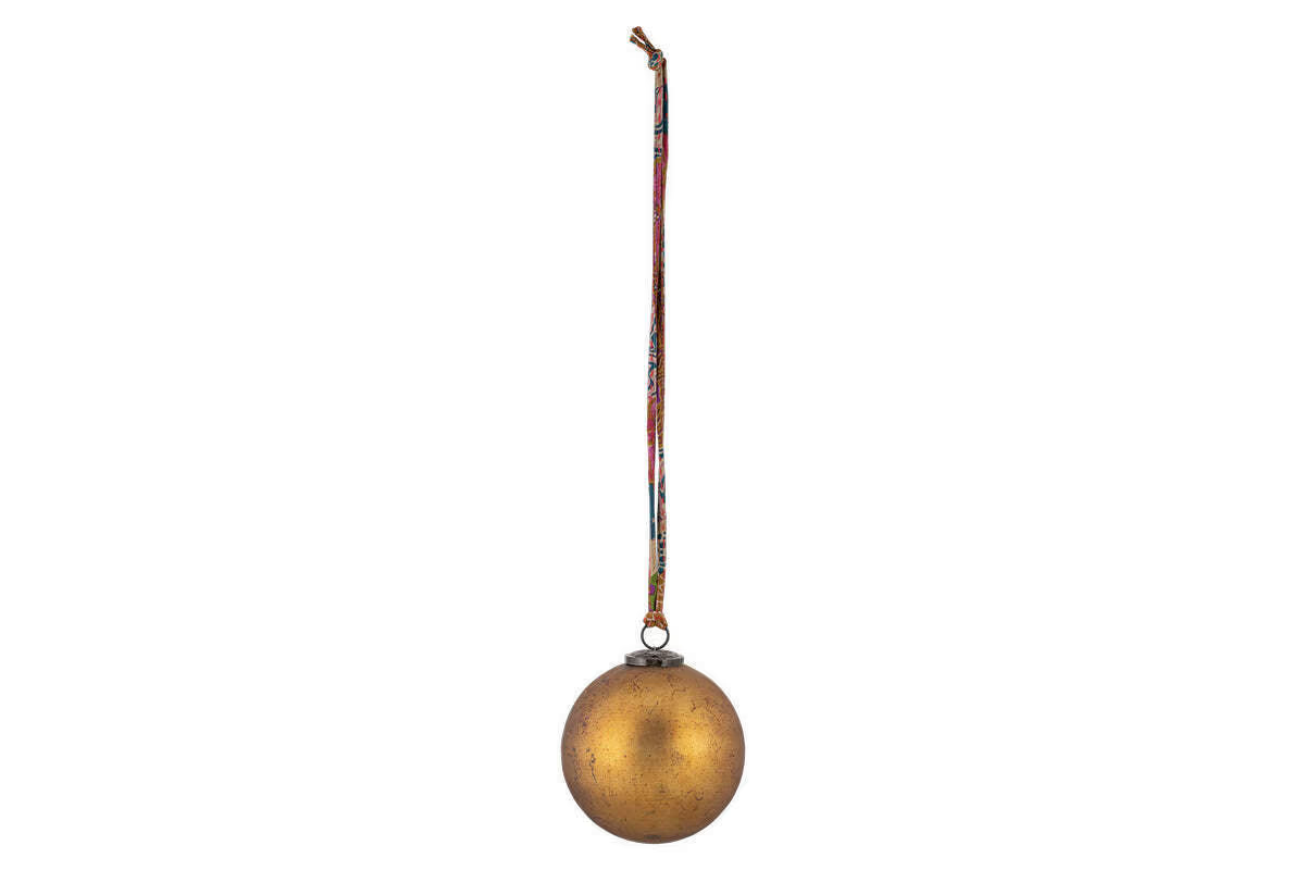 Nkuku - Oko Giant Bauble - Matt Gold - Small