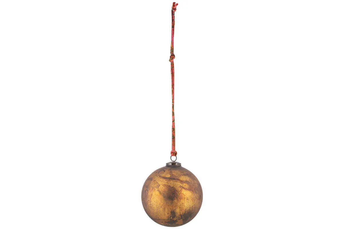 Nkuku - Oko Giant Bauble - Matt Gold - Large