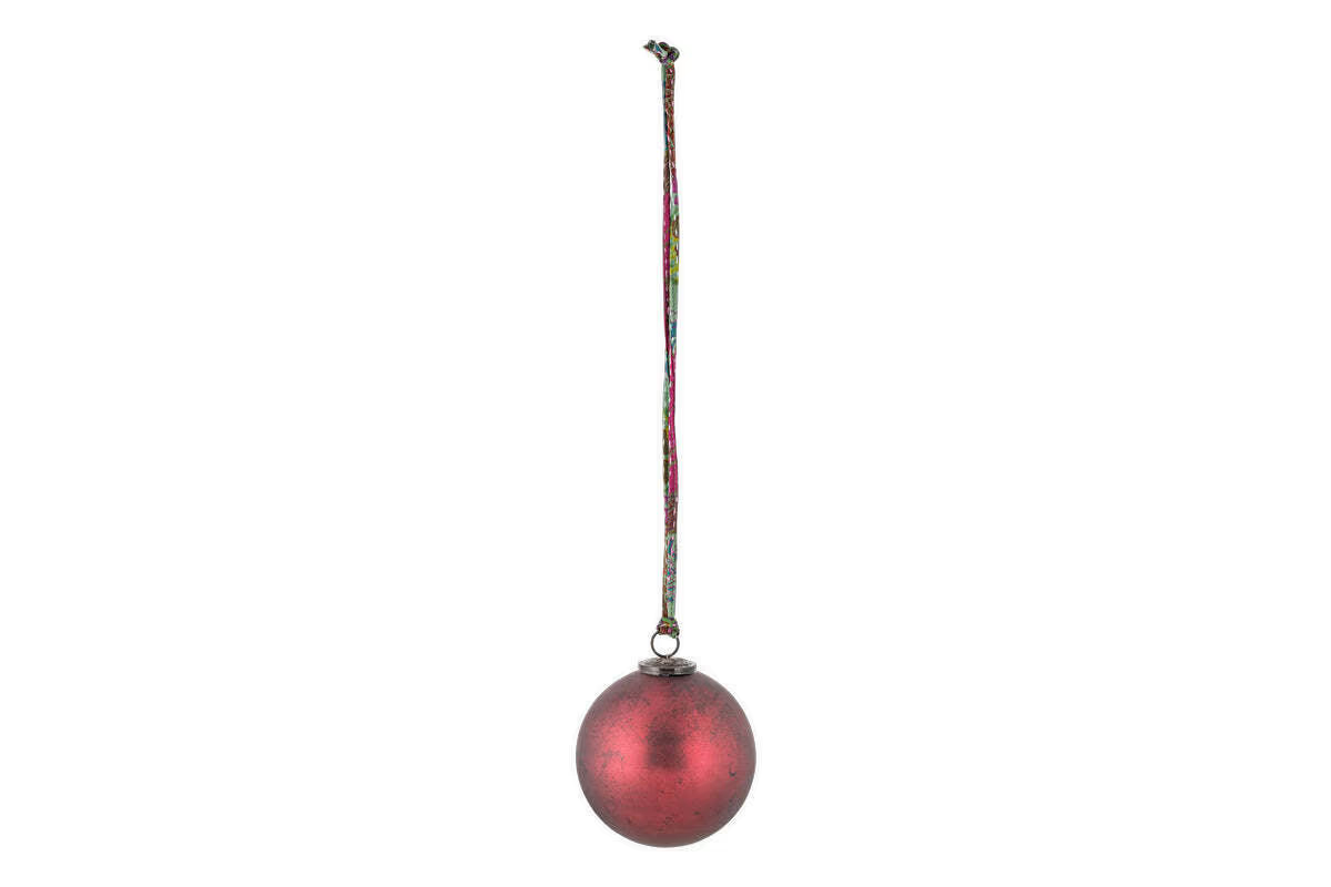 Nkuku - Oko Giant Bauble - Matt Bordeaux - Small