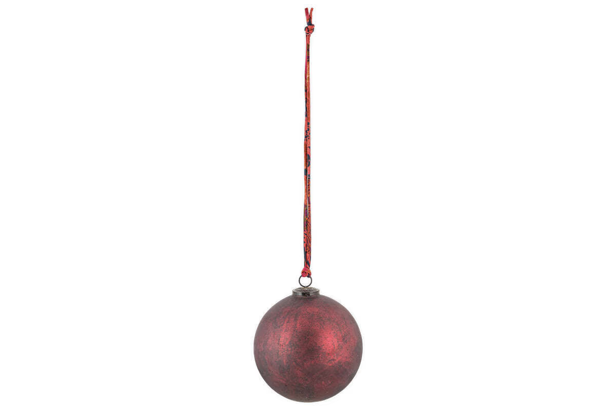 Nkuku - Oko Giant Bauble - Matt Bordeaux - Large