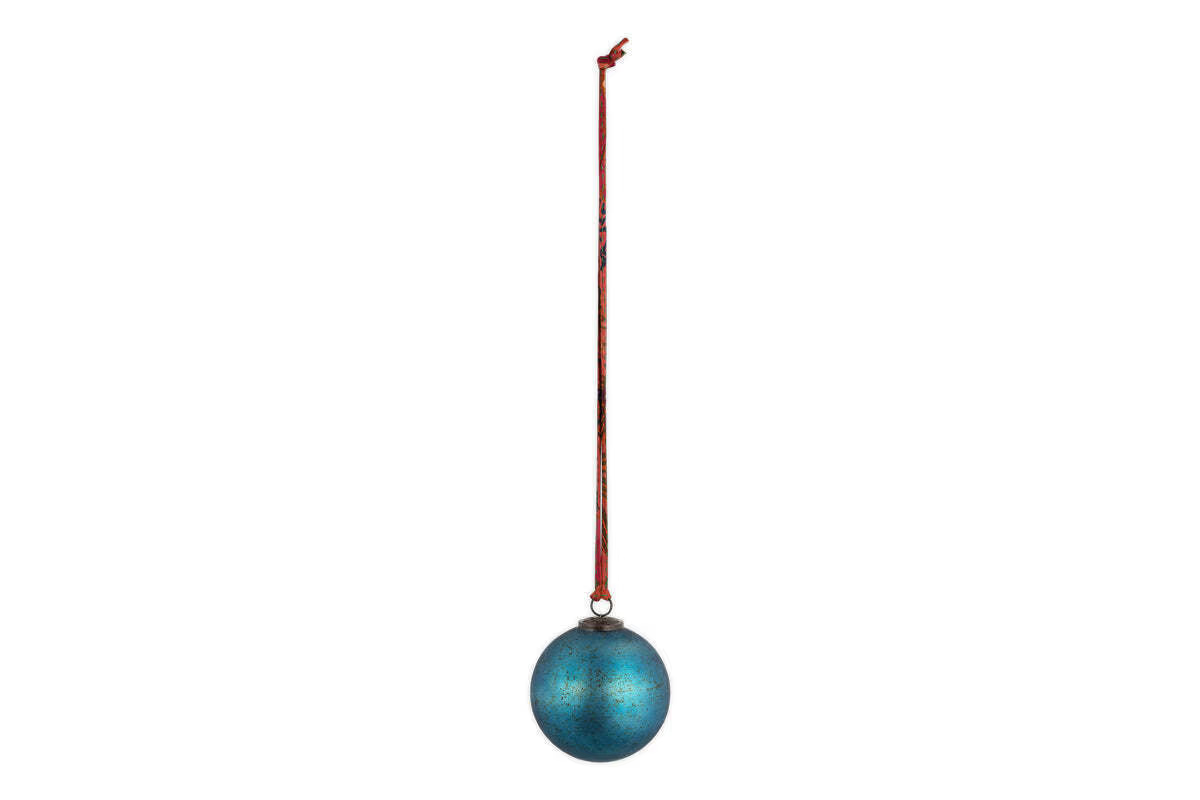 Nkuku - Oko Giant Bauble - Matt Teal - Small