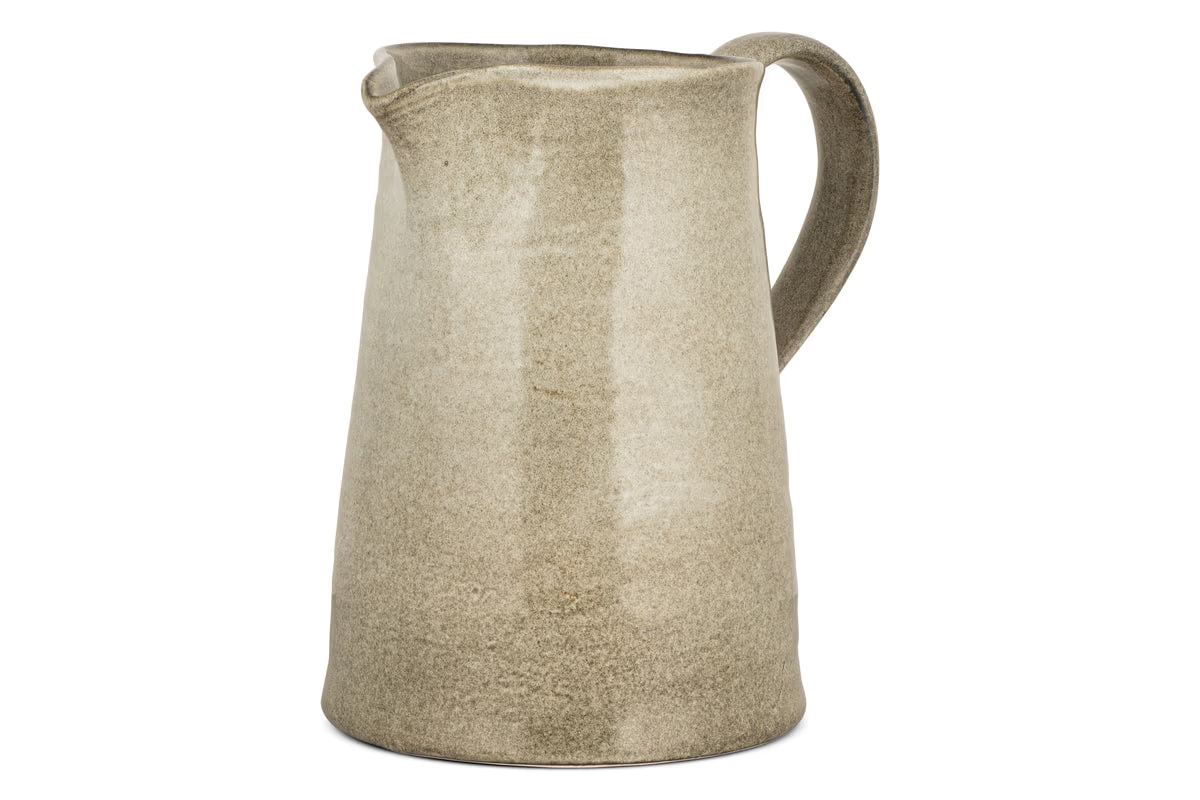 Nkuku - Valinha Earthenware Jug - Grey - Large