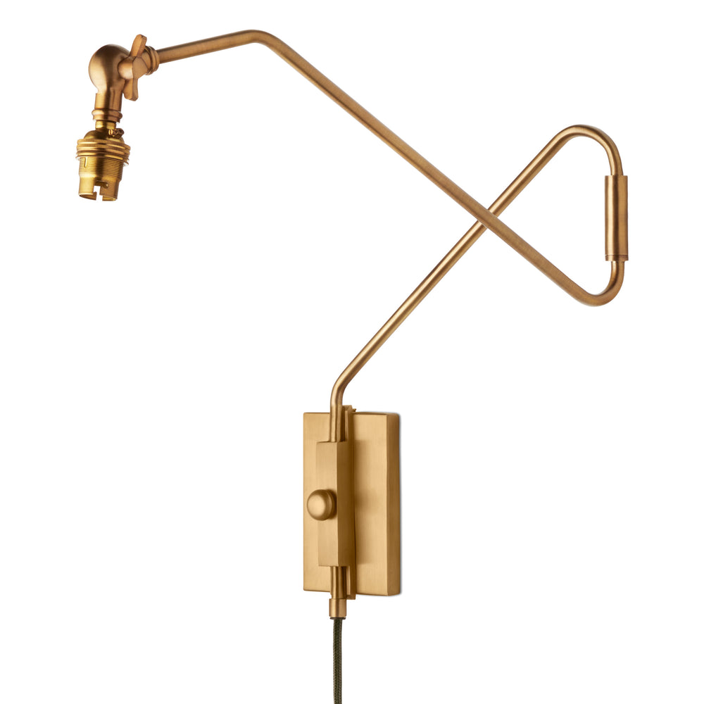 Pooky - Cooper Wall Fitting - Antique Brass