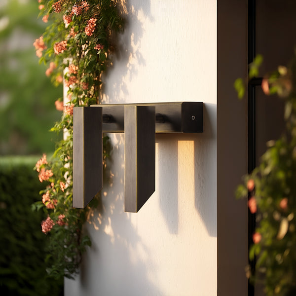 Pooky - Double Andor Ip54 Adjustable Wall Light - Bronze