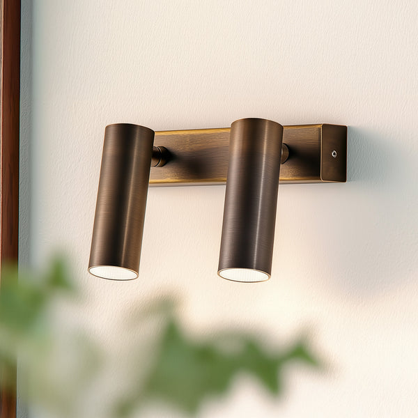 Pooky - Double Austell Ip54 Spotlight - Bronze