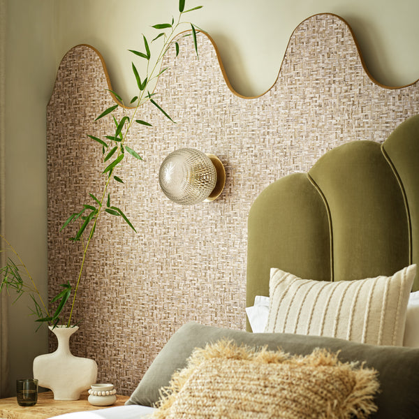 Pooky - Larger Burgh Ip54 Wall Light - Glass And Brass