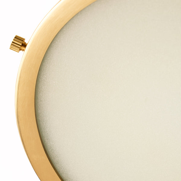Pooky - Blanchard ip44 Flush Ceiling Light - Brass and Glass