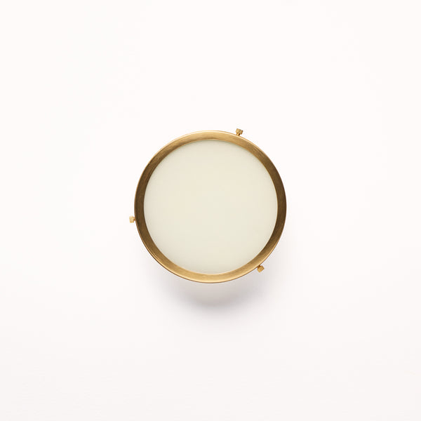 Pooky - Blanchard ip44 Flush Ceiling Light - Brass and Glass