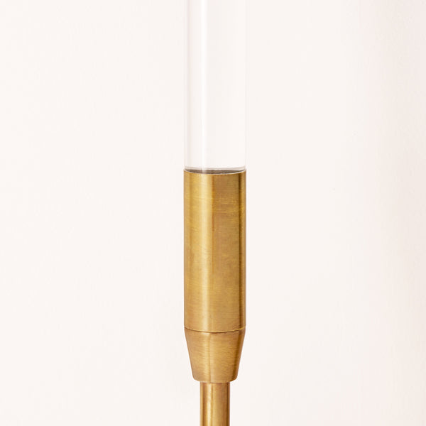 Pooky - Bullrush ip67 Spike Lights - Brass and Glass