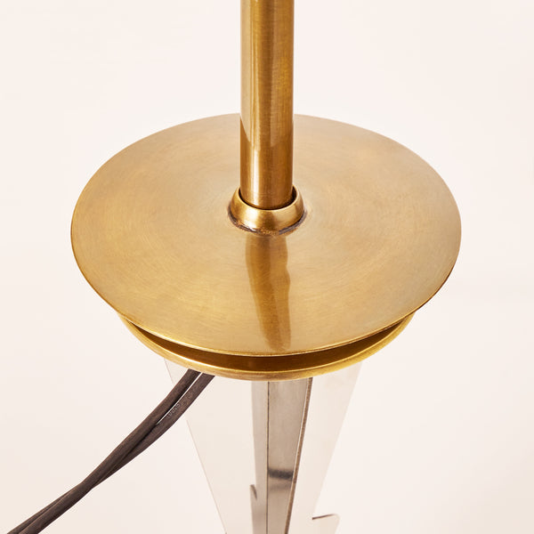 Pooky - Bullrush ip67 Spike Lights - Brass and Glass