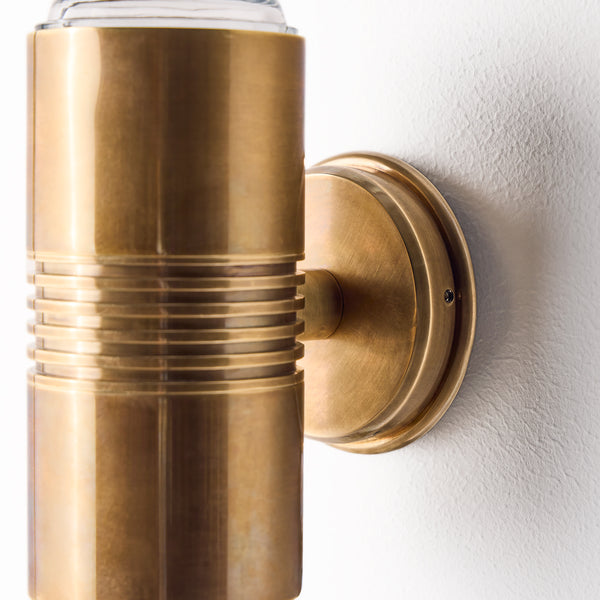 Pooky - Larger Blythe Ip54 Wall Light - Outdoor - Antique Brass