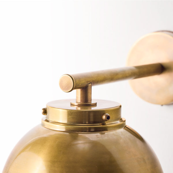 Pooky - Claridge Exterior ip54 Wall Light - Glass And Brass