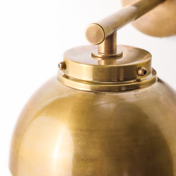 Pooky - Claridge Exterior ip54 Wall Light - Glass And Brass