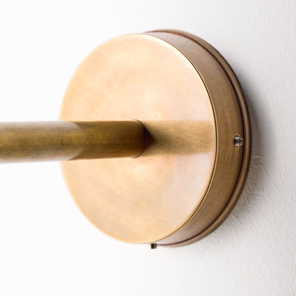 Pooky - Claridge Exterior ip54 Wall Light - Glass And Brass