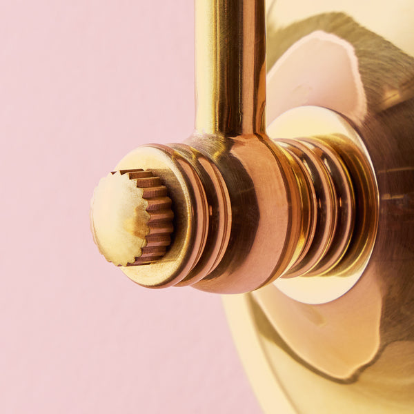 Pooky - Carmel Wall Light - Antiqued Brass Finish
