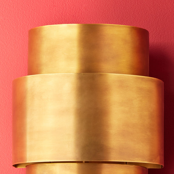 Pooky - Dorsey Wall Light - Antique Brass Finish