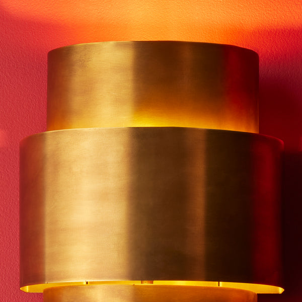 Pooky - Dorsey Wall Light - Antique Brass Finish