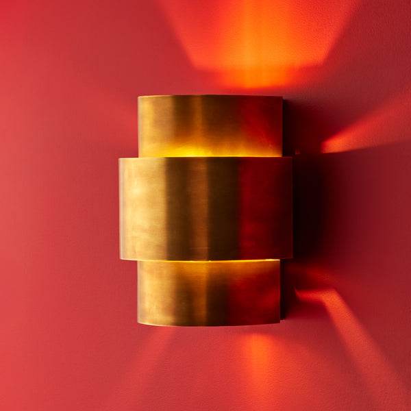 Pooky - Dorsey Wall Light - Antique Brass Finish