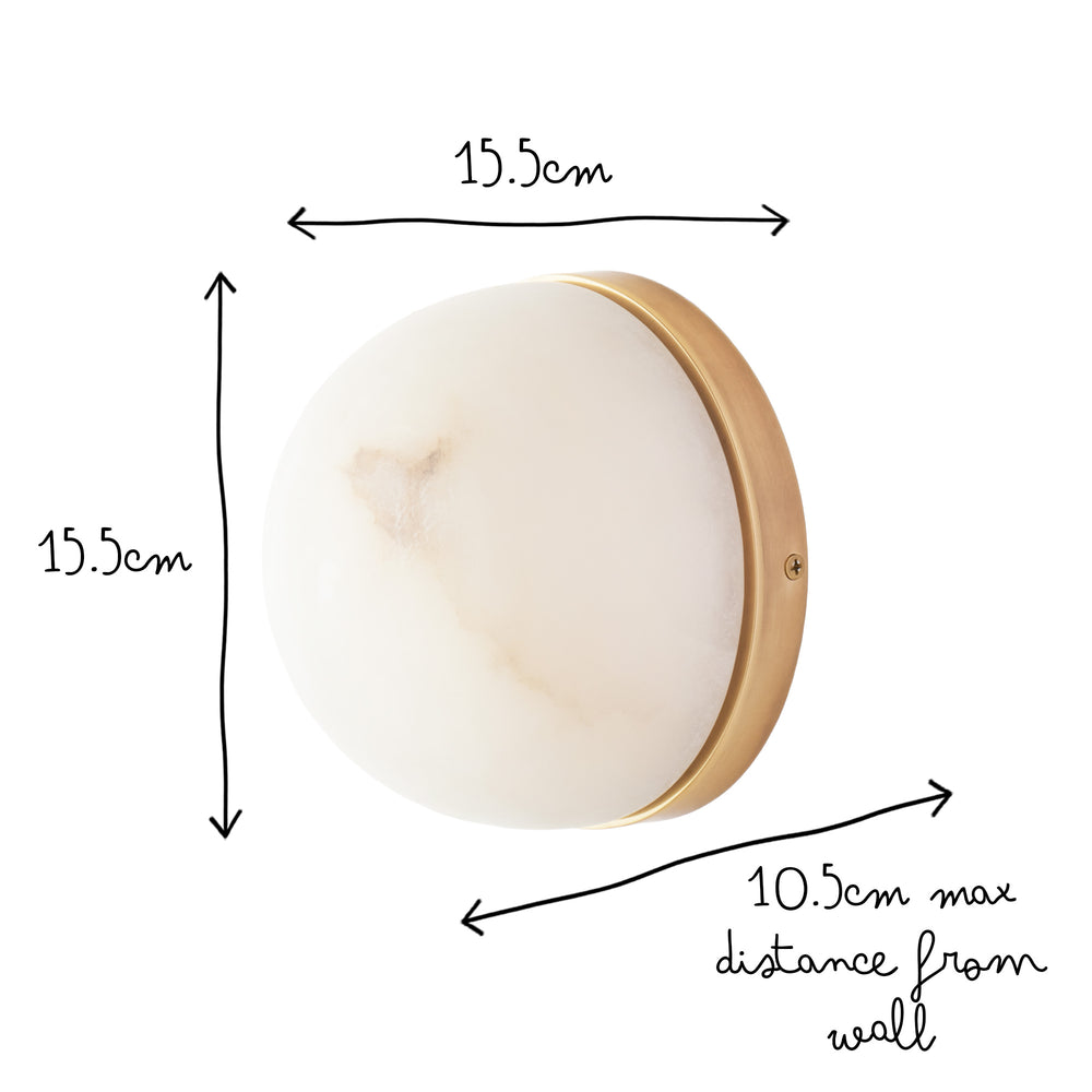 Pooky - IP65 Eastwood Wall Light - Alabaster