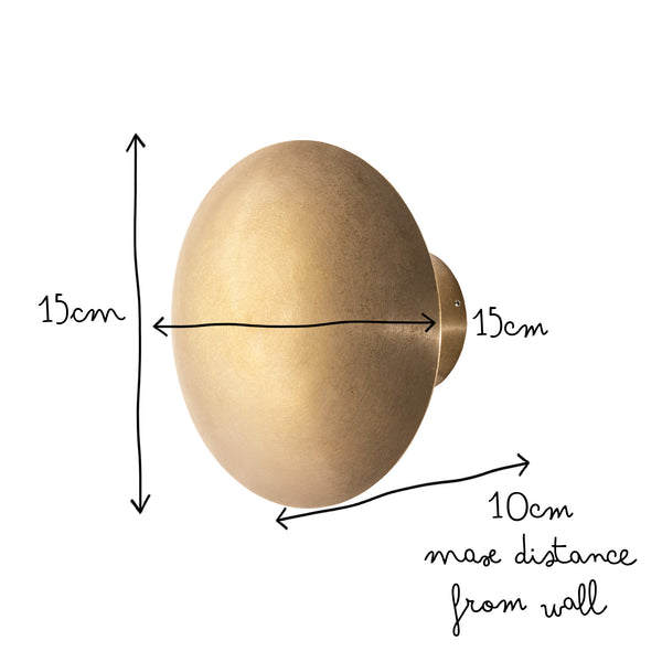 Pooky - Eden Ip65 Wall Light - Brass