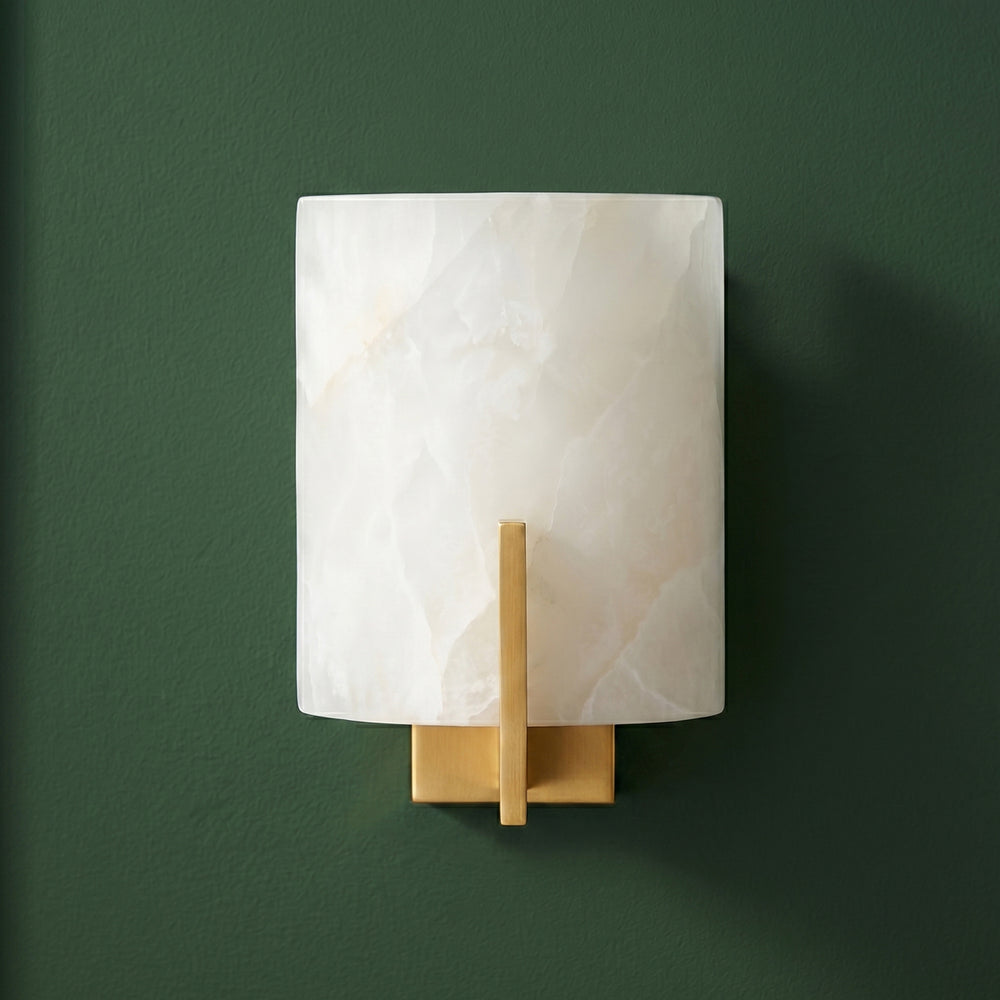 Pooky - Franklyn Wall Light - Brass and Alabaster