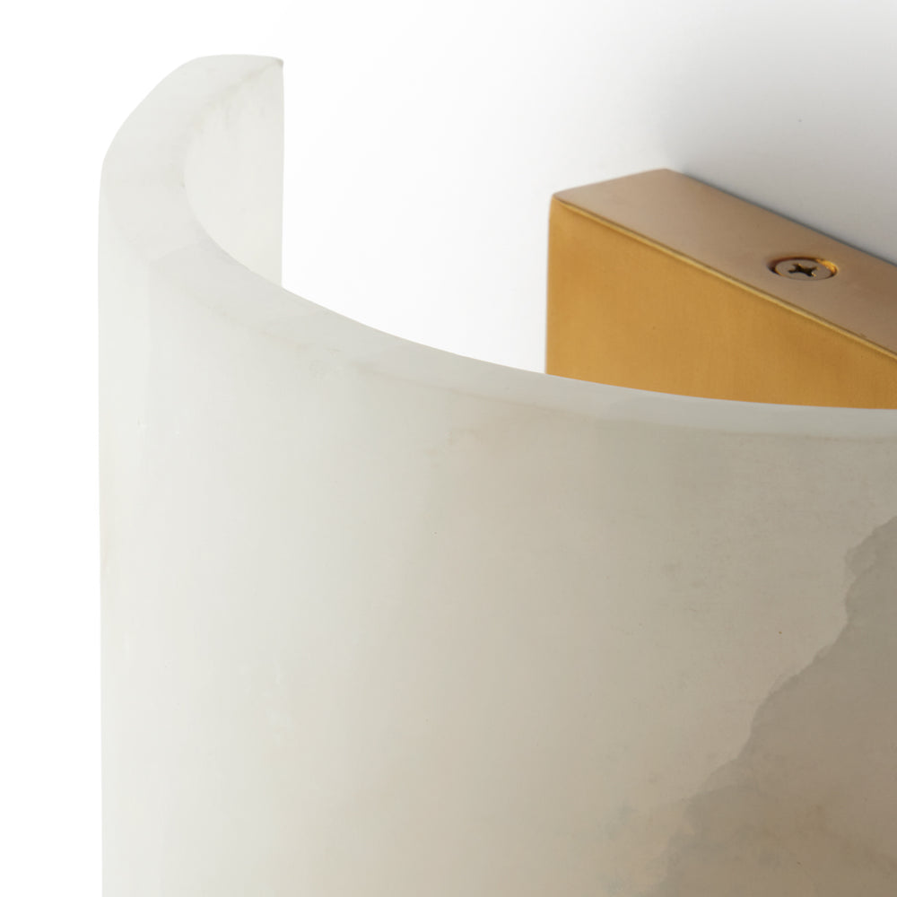 Pooky - Franklyn Wall Light - Brass and Alabaster
