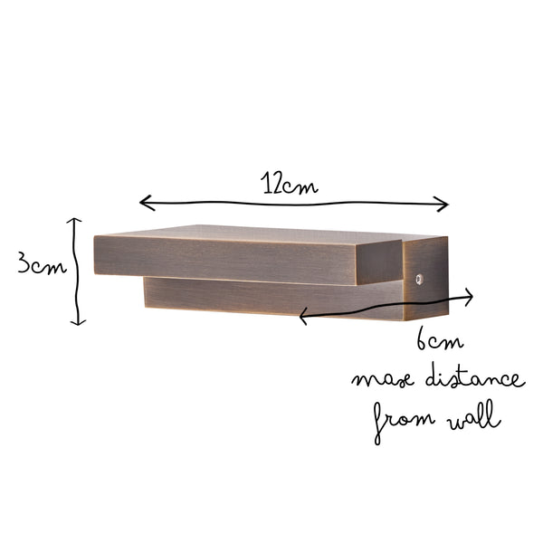 Pooky - Gara Ip54 Down Wall Lighter - Bronze