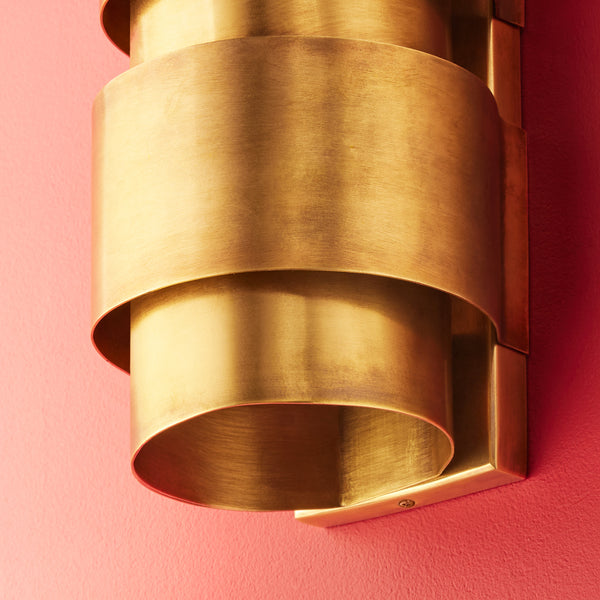 Pooky - Goodman Wall Light - Antique Brass Finish