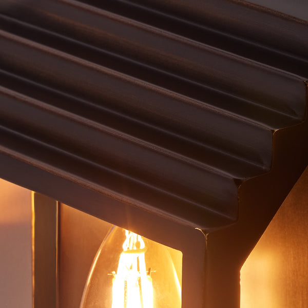 Pooky - Hayle Ip44 Exterior Wall Light - Bronze