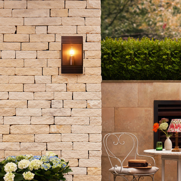 Pooky - Hayle Ip44 Exterior Wall Light - Bronze