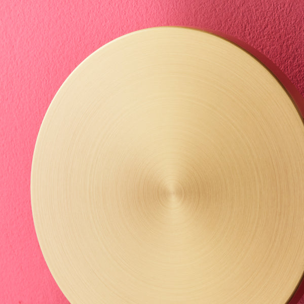 Pooky - Helios Ip44 Wall Light - Smaller - Brushed Gold Aluminium