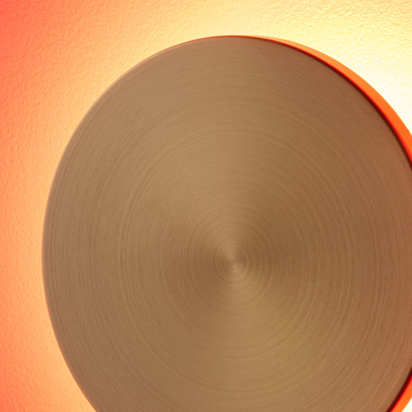 Pooky - Helios Ip44 Wall Light - Smaller - Brushed Gold Aluminium