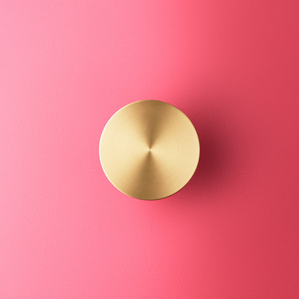Pooky - Helios Ip44 Wall Light - Smaller - Brushed Gold Aluminium
