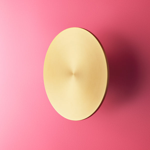 Pooky - Helios Ip44 Wall Light - Larger - Brushed Gold Aluminium