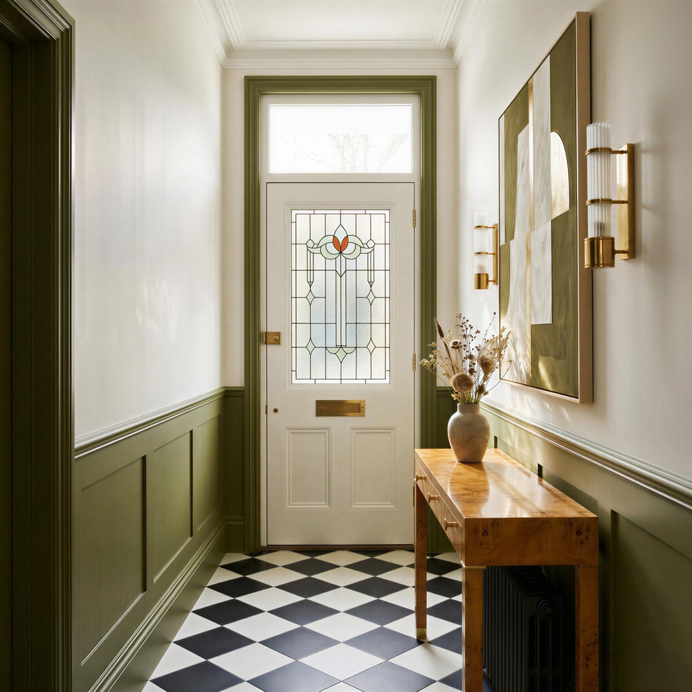 Pooky - Jet Wall Light - Brass and Frosted Glass