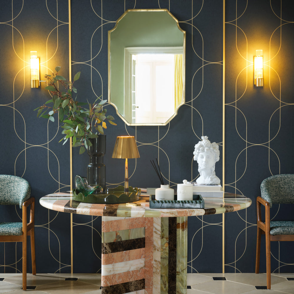Pooky - Jet Wall Light - Brass and Clear Glass